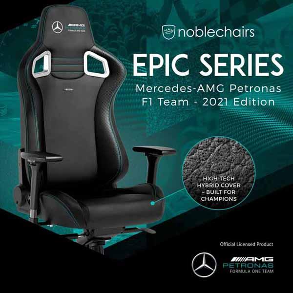 noblechairs ゲーミングチェア EPIC メルセデス AMG 2021エディション マットブラック NBL-EPC-PU-MPF-SGL『送料無料（一部地域除く）』_9