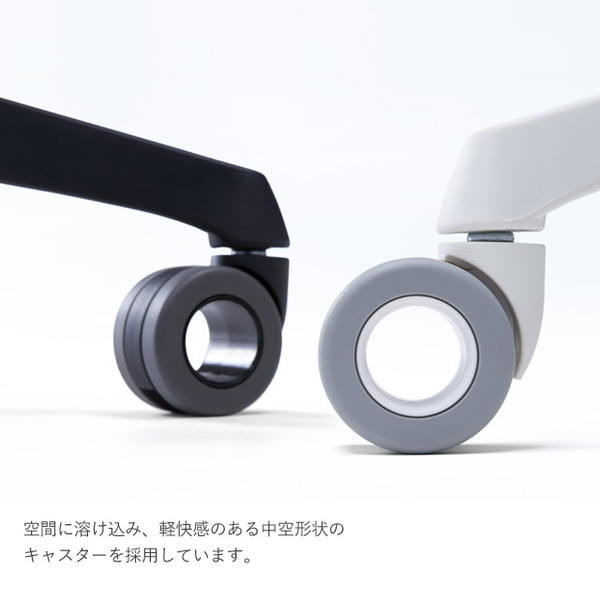 『代引不可』オカムラ チェア シナーラ ライトグレージュボディ 固定肘 ホワイト ノーマルナイロンキャスター CD77XE F2X2『送料無料（一部地域除く）』_5