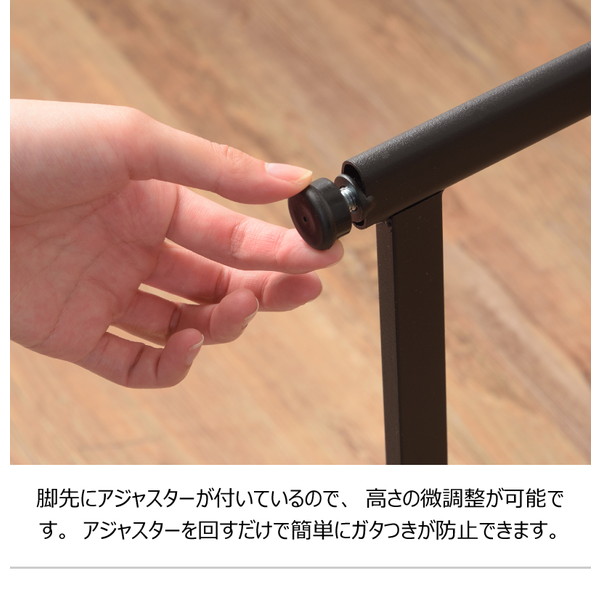 東谷 デスク W1000×D450×H730mm ブラック END-331BK [ 机 つくえ 書斎 子供部屋 テレワーク ]『送料無料（一部地域除く）』の通販は