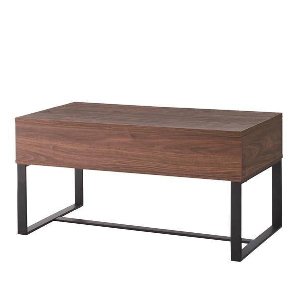 東谷 2WAYテーブル ウォールナット SO-851WAL [ 家具 テーブル 2WAY リビング テレワーク 在宅ワーク ]『送料無料（一部地域除く）』