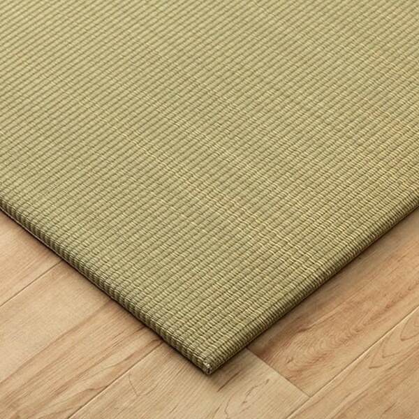 イケヒコ い草 社会的単位畳 みらい 約70×70糎 1枚 [ 置き畳 取り合わせ畳 サスティナブル 無地 分かりやすい 自然的 後ろ側上滑り打ちきり ]『貨物輸送無料（構成成分領域除く）』