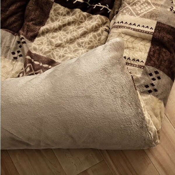 イケヒコ スターシャ こたつ布団 撥水加工 正方形 205×205cm ベージュ G7800619 [ こたつ 掛け布団 厚掛け はっ水 日本製 ]『送料無料（一部地域除く）』