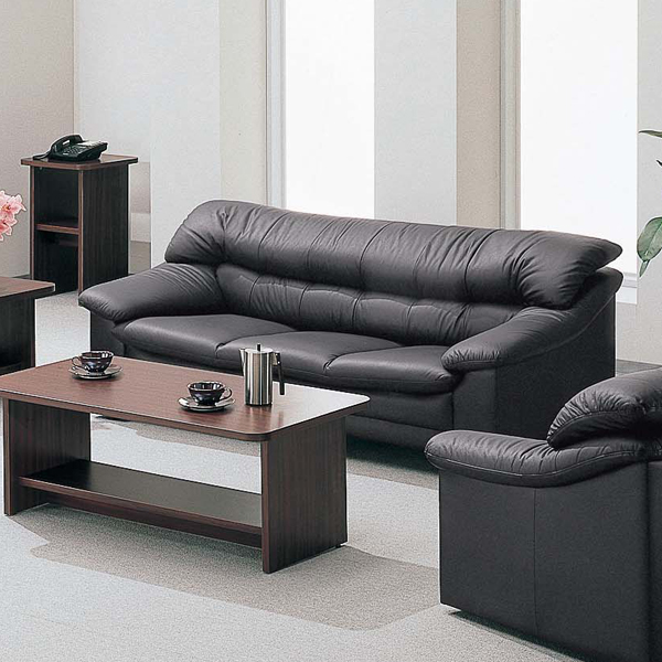 『代引不可』百獣の王事務器 応接用寝椅子 W1960×D885×H760(SH400)粍 黒いこと L-521空想科学小説 533-46『貨物輸送無料（構成成分領域除く）』