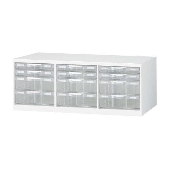 『代引不可』生興 クウォール システム収納庫 書庫内プラスチックキャビネット W856×D400×H318 RW-B4PC『送料無料（一部地域除く）』 28,595円