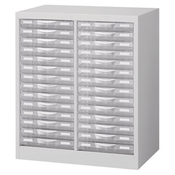 『代引不可』生興 B4判整理ケース B4判床置型 プラスチック引出し W595×D400×H700 B4 W-P214S【送料無料（一部地域除く）】の通販は