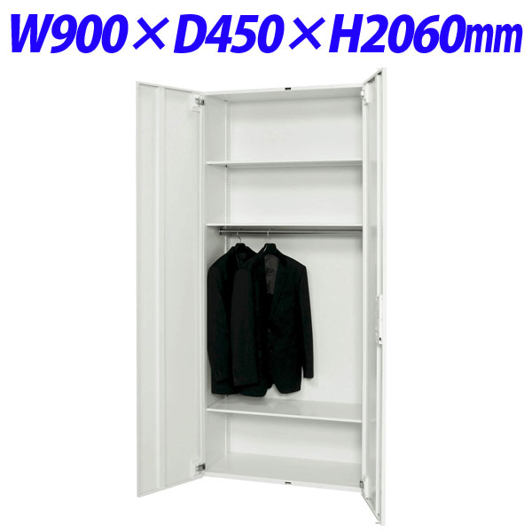 『代引不可』ライオン事務器 デリカウォール Vシリーズ ロッカー型 下置専用 W900×D450×H2060mm ホワイト V945-21HL 306-95『送料無料（一部地域除く）』