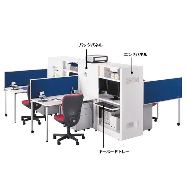 『代引不可』ライオン事務器 バックパネル ハーフサイズ H700×W1000mm用 ITラックシステム W500×D20×H700mm ホワイト ITR-BP0750 732-34『送料無料（一部地域除く）』_1