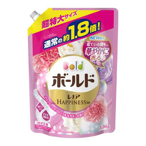 P G 洗濯洗剤 ボールド アロマティックフローラル サボンの香り つめかえ用 超特大 1 26kgの通販はau Pay マーケット よろずやマルシェ