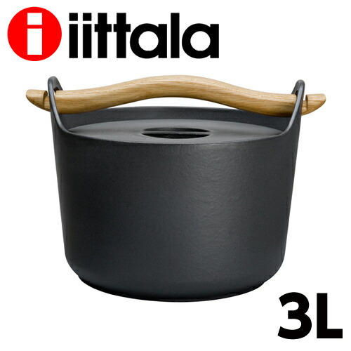『並行輸入品』 iittala イッタラ Sarpaneva サルパネヴァ キャセロール 3L 『送料無料（一部地域除く）』