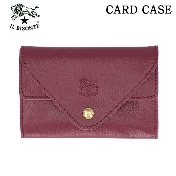 IL BISONTE イルビゾンテ CARD CASE カードケース IRIS アイリス PU173 SCC039 PV0001『送料無料（一部地域除く）』