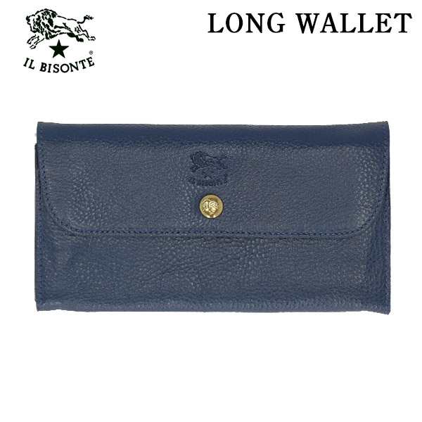 IL BISONTE イルビゾンテ LONG WALLET 長財布 BLUE ブルー BL137 SCW020 ロングウォレット PV0005『送料無料（一部地域除く）』