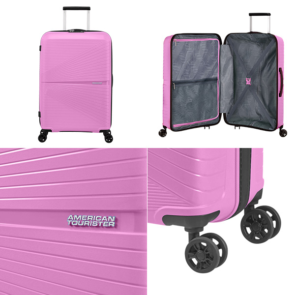 サムソナイト アメリカンツーリスター エアーコニック 67cm ピンク