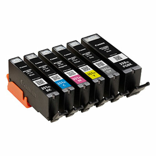 BCI-351XL+350XL/6MP キヤノン 6色 純正 インク 351 350『送料無料（一部地域除く）』_1