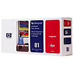 『代引不可』HP81(C4952A) プリントヘッド/クリーナー マゼンタ 純正品 インクカートリッジ『送料無料（一部地域除く）』