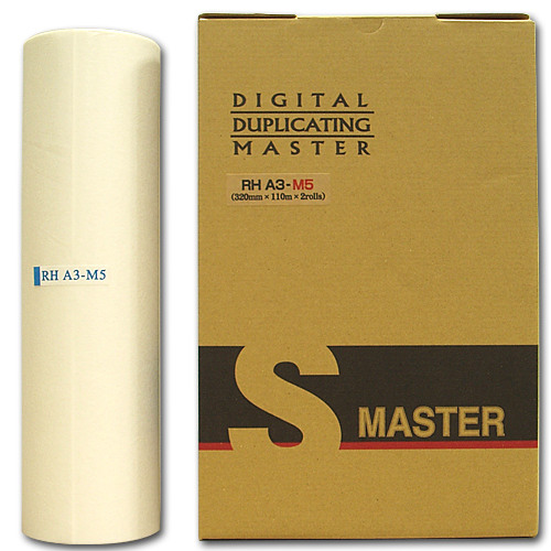 『代引不可』軽印刷機対応マスター RHA3-M5 2本セット『送料無料（一部地域除く）』