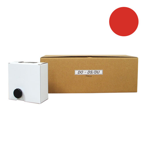 『代引不可』軽印刷機対応インク DO-DS/DU 赤 6本セット 汎用品『送料無料（一部地域除く）』
