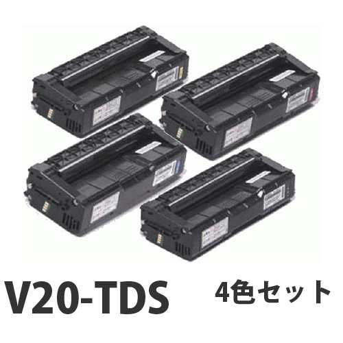 カシオ V20-TDS リサイクル トナーカートリッジ 4色セット【送料無料（一部地域除く）】