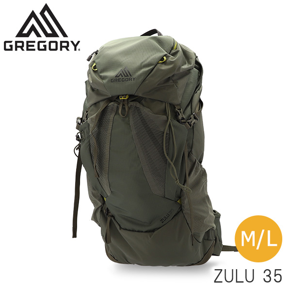 GREGORY グレゴリー バックパック ZULU ズール 35 35L M/L フォリッジグリーン 1456659976 リュック デイパック『送料無料（一部地域除く）』