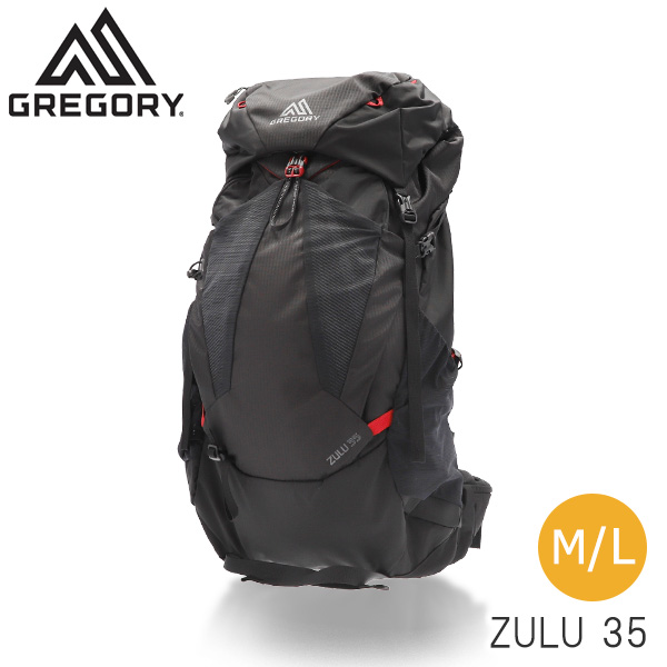 GREGORY グレゴリー バックパック ZULU ズール 35 35L M/L ボルケニックブラック 1456650662 リュック バッグ カバン『送料無料（一部地域除く）』