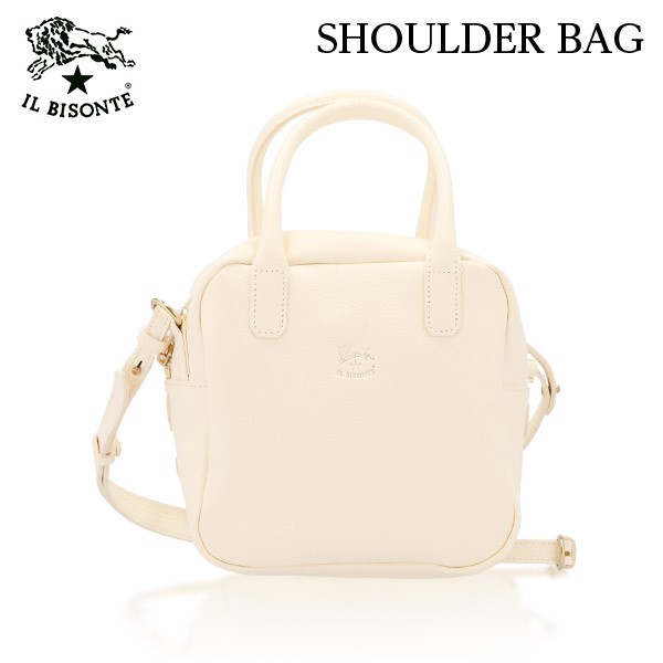 IL BISONTE イルビゾンテ SHOULDER BAG ショルダーバッグ MILK ミルク BHA027 WH175B クロスボディバッグ『送料無料（一部地域除く）』