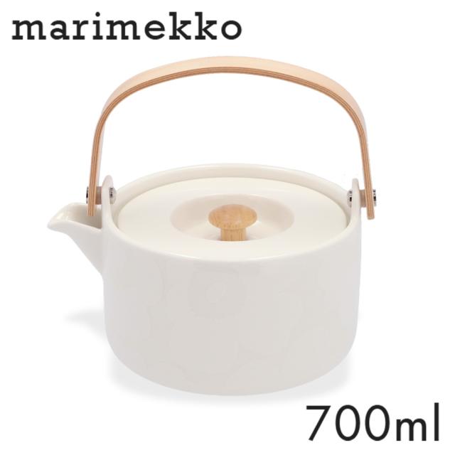 『並行輸入品』マリメッコ ウニッコ ティーポット 700ml ホワイト Marimekko『送料無料（一部地域除く）』 8,513円