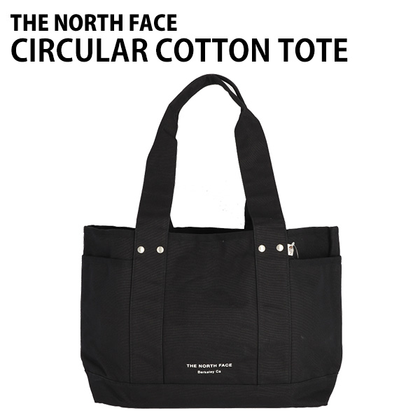 ノースフェイス トートバッグ サーキュラー コットントート ブラック『送料無料（一部地域除く）』