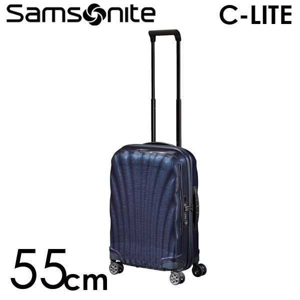 Samsonite スーツケース C-LITE Spinner シーライト スピナー 55cm ミッドナイトブルー 122859-1549『送料無料（一部地域除く）』