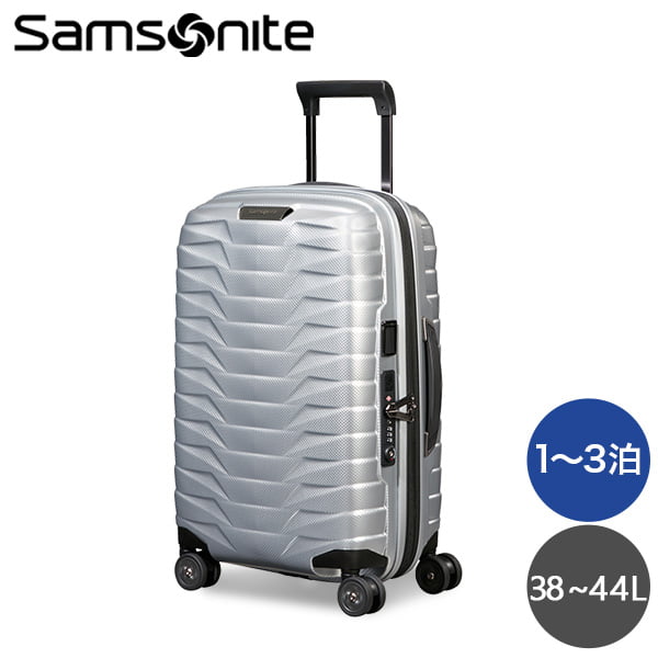 Samsonite スーツケース PROXIS SPINNER プロクシス スピナー 55×35×23cm EXP シルバー 140087-1776『送料無料（一部地域除く）』の通販は