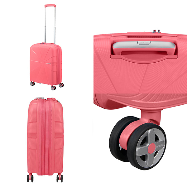 Samsonite サムソナイト アメリカンツーリスター スターバイブ スピナー 55cm EXP サンキッスドコーラル スーツケース キャリーケース『送料無料（一部地域除く）』_2