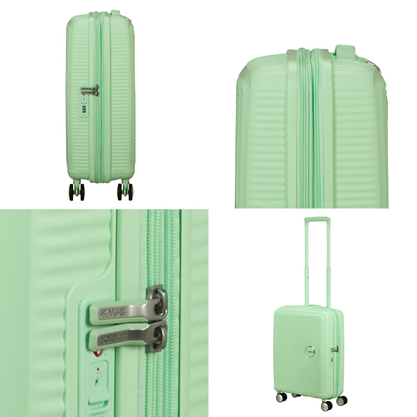 スーツケース 機内持ち込み Sサイズ 35-41L サムソナイト アメリカンツーリスター サウンドボックス Samsonite パステルグリーン『送料無料（一部地域除く）』_2