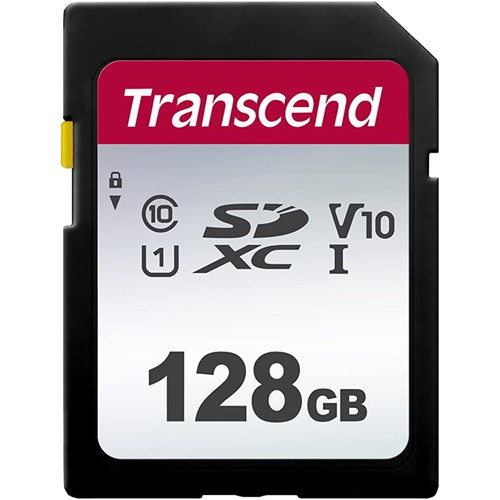 トランセンド SDXCカード 128GB class10 UHS-I U1 V10 TS128GSDC300S SDカード データ保存 記録メディア『送料無料（一部地域除く）』
