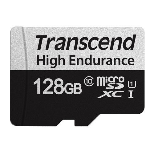 トランセンド microSDXCカード 128GB Class10 UHS-I U1 変換アダプター付 TS128GUSD350V マイクロSDカード『送料無料（一部地域除く）』