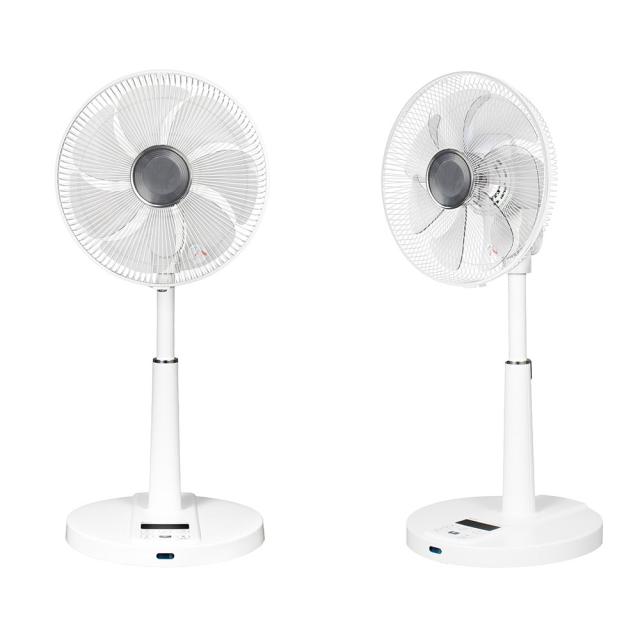 扇風機 リビング扇 DCモーター リモコン式 音声ガイド付き 温度 