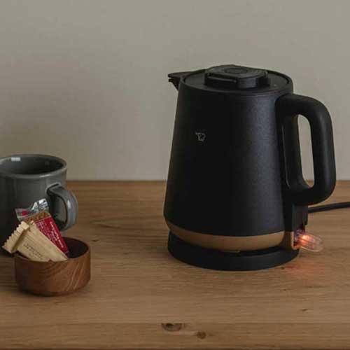 電気ケトル 象印 スタン STAN. 0.8L 800ml ブラック CK-PA08-BA『送料無料（一部地域除く）』