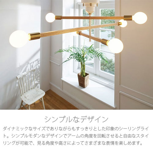 『取寄品』インターフォルム 天井照明 Astre baum アストルバウム シーリングライト 6灯 ホワイトボール球付 ホワイト LT-3527WH 多灯『送料無料（一部地域除く）』_8