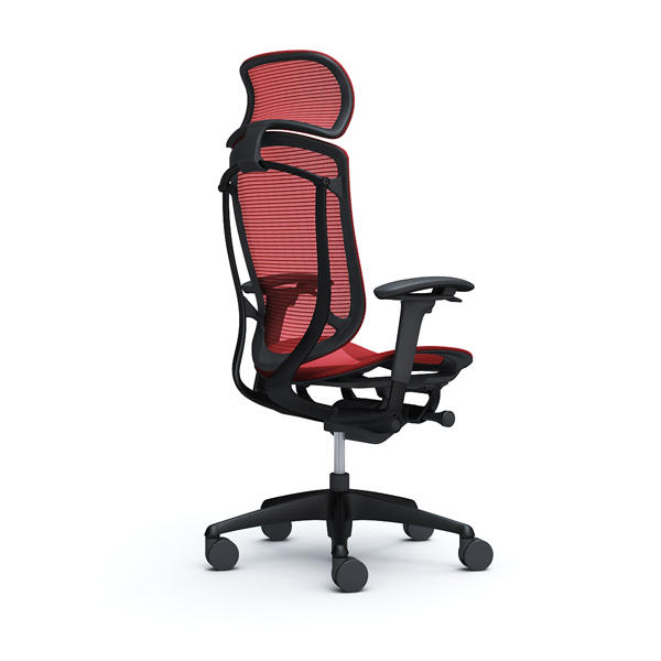 オカムラ コンテッサ セコンダ / エクストラハイバック（大型固定HD） / 座メッシュ / 可動肘 / ブラックフレーム / ブラックボディ / ランバー有 CC85ZS