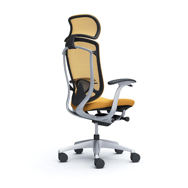 オカムラ コンテッサ セコンダ / エクストラハイバック（大型固定HD） / 座メッシュ / 可動肘 / ブラックフレーム / ブラックボディ / ランバー有 CC85ZS