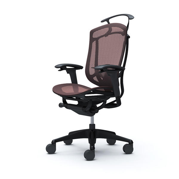 コンテッサセコンダ ハイバック ブラック／ブラック／メッシュ デザインアーム CC41MR オカムラ オフィスチェア okamura Contessa II オカムラ コンテッサセコンダ ハイバック ブラック