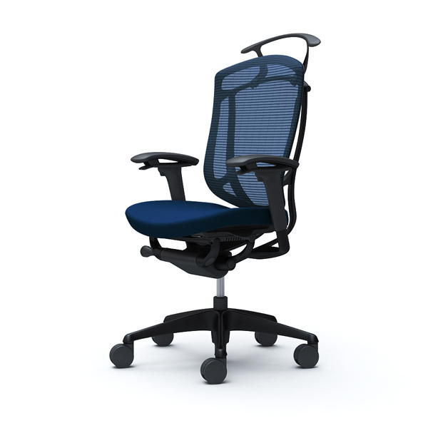 『受注生産品』オカムラ オフィスチェア コンテッサ セコンダ エクストラハイバック 小型ヘッドレスト 可動肘 座クッション ハンガー付 CC8DBW 送料無料 オカムラ コンテッサセコンダ オフィスチェア アジャスト