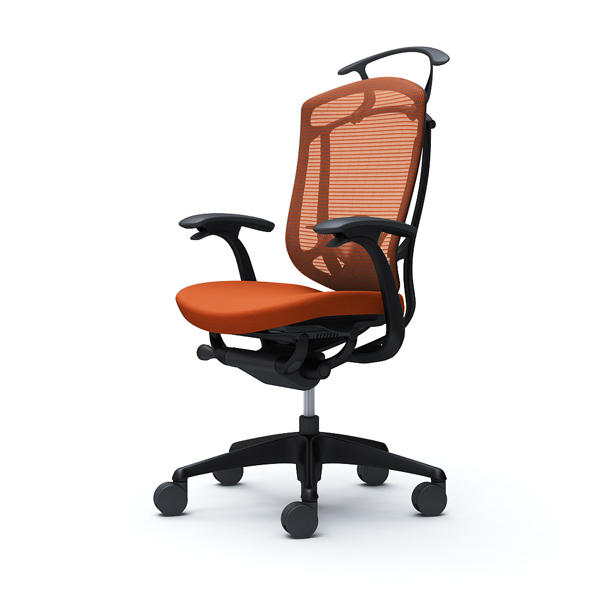 『代引不可』『受注生産』 オカムラ コンテッサ セコンダ ハイバック ブラックフレーム ブラックボディ 座メッシュ 可動肘 CC81MR 『返品不可』 代引不可』『受注生産品』オカムラ オフィスチェア コンテッサ