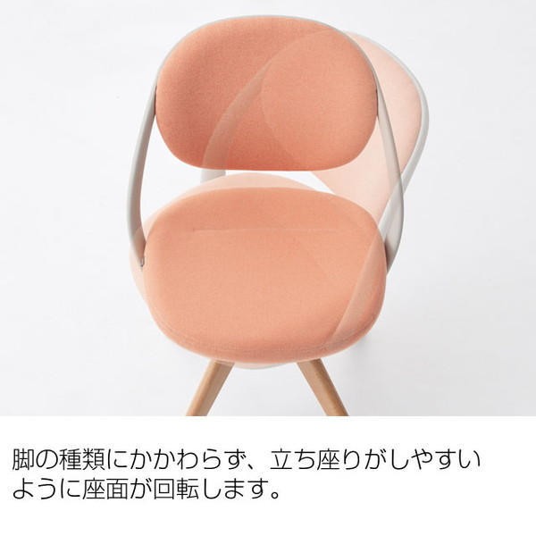 オカムラ チェア パラベル スタンダードタイプ ライトグレージュボディ ナイロンキャスター ツイル布 テラコッタ 8CBAAL FKY8『送料無料（一部地域除く）』の通販は