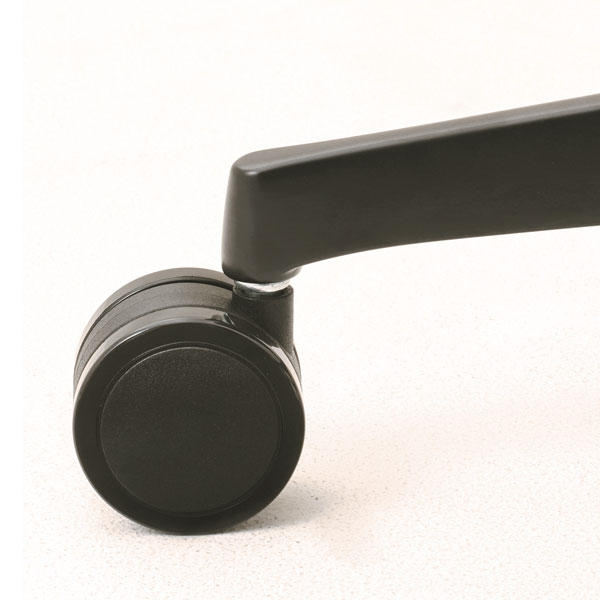 オカムラ チェア パラベル スタンダードタイプ ブラックボディ ウレタンキャスター インターロック布 グレー 8CBACR FXW1『送料無料（一部地域除く）』の通販は