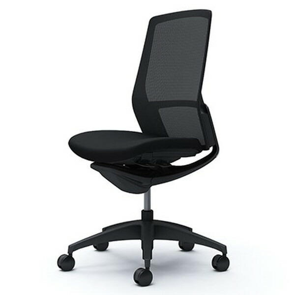 『代引不可』オカムラ オフィスチェア フィノラ ハイバック 肘なし ブラックパネル ブラックボディ ブラック脚 座クッション ウレタンキャスター ブラック C737JR F1G1『送料無料（一部地域除く）』