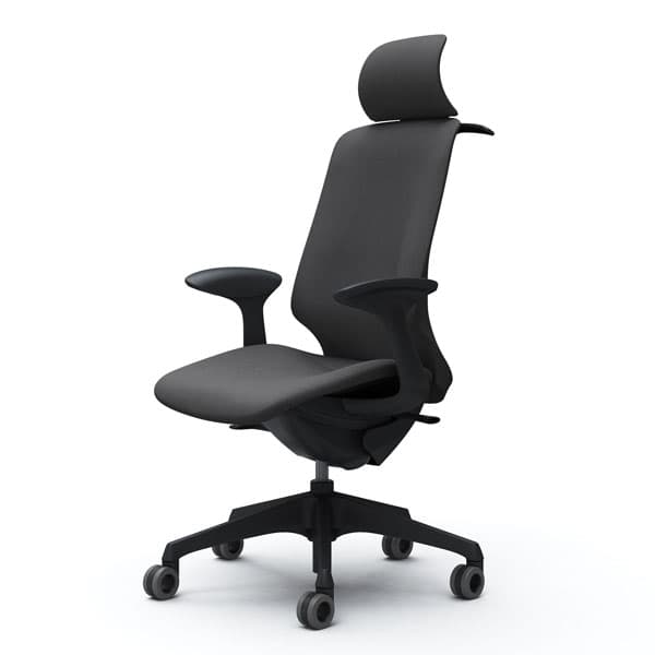 オカムラ オフィスチェア スフィア EXハイバック ブラックボディ 固定肘 座調節無 ハンガー付 ホローウレタンキャスター インターロック ダークグレー CT2HFA FXW0『送料無料（一部地域除く）』の通販は