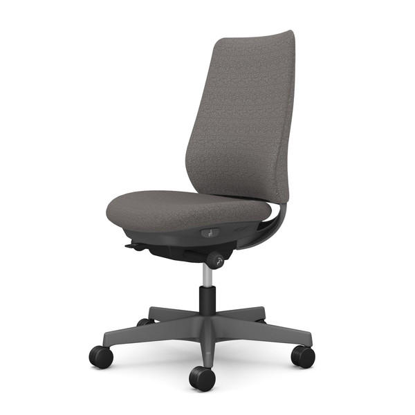 オカムラ オフィスチェア ポータム スタンダードバック ダークグレーフレーム 背クッション 肘なし ウレタンキャスター インターロック ダークブラウン CF13ZA FXW3『送料無料（一部地域除く）』の通販は