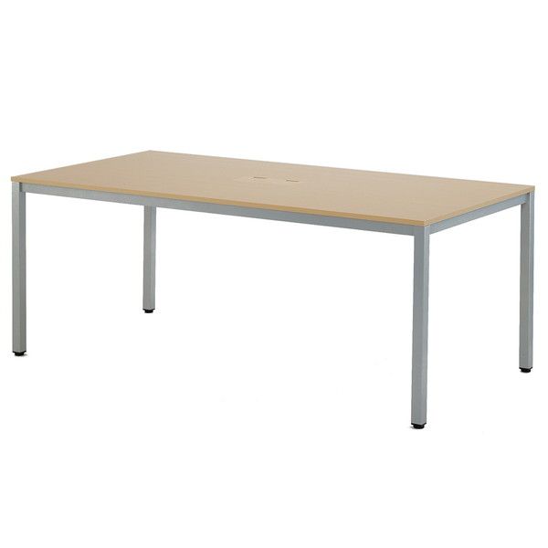 アール・エフ・ヤマカワ OAミーティングテーブル W1800 ナチュラル AT-1890TL『送料無料（一部地域除く）』