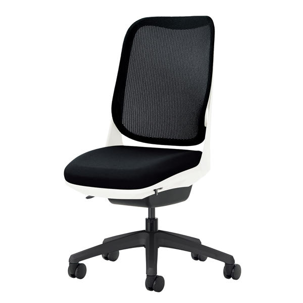 オフィスチェア ブラック 約幅73cm 組立品〔代引不可〕