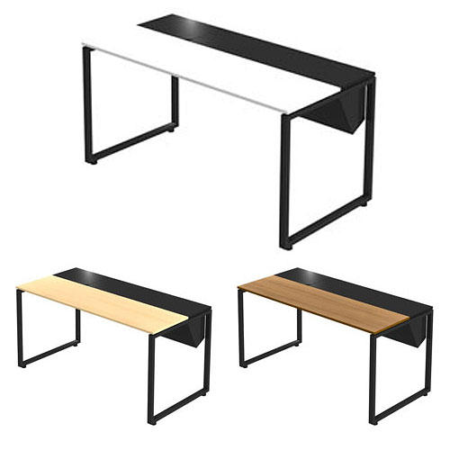 Garage(ガラージ) NSフラップタイプ 幅140cm×奥行70cm 濃木 NS-F147HM 濃木目/ブラック『送料無料（一部地域除く）』