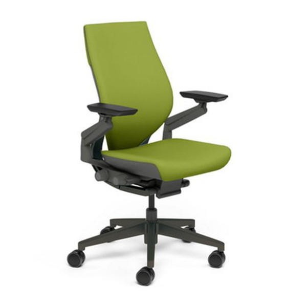 Steelcase Gesture ジェスチャー チェア ラップバック ブラック×ブラック 可動肘(360アーム) わさび K442A40BB『送料無料（一部地域除く）』の通販は