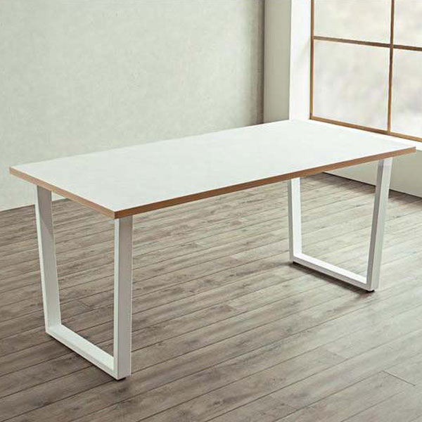 『代引不可』東馬 ツキミ ダイニングテーブル W1600×D800×H720mm ホワイト tohma テーブル 耐水 耐熱『送料無料（一部地域除く）』の通販は 29,120円